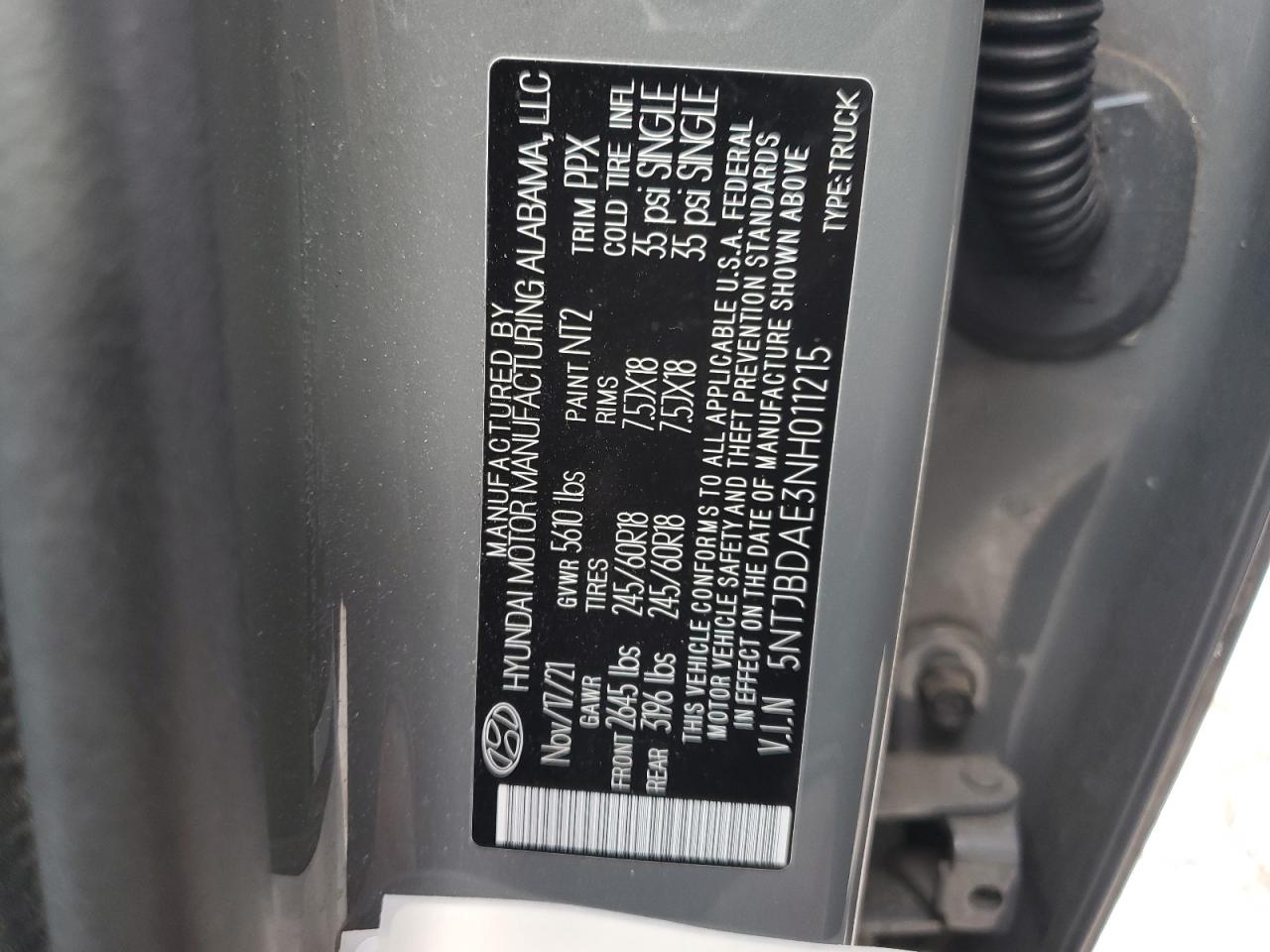 HYUNDAI SANTA CRUZ SEL