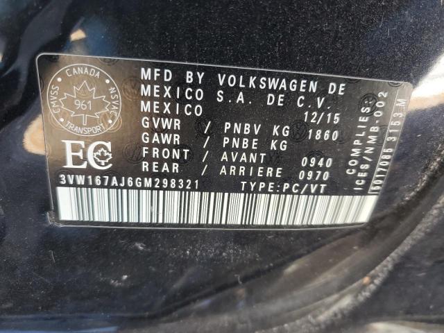 2016 VOLKSWAGEN JETTA S - 3VW167AJ6GM298321