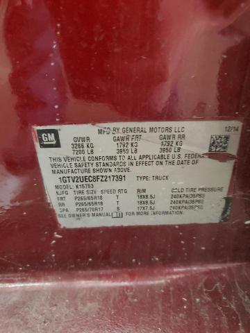 2015 GMC SIERRA K15 - 1GTV2UEC8FZ217391