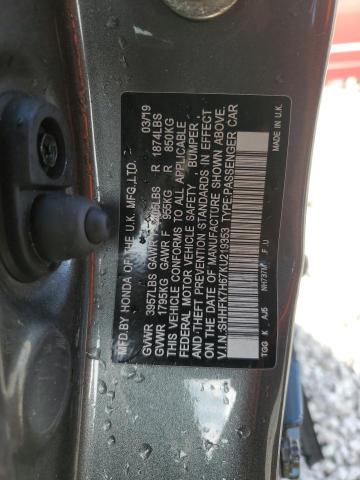 2019 HONDA CIVIC EX #3296311410