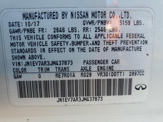 2018 INFINITI Q50 LUXE - JN1EV7AR3JM437873