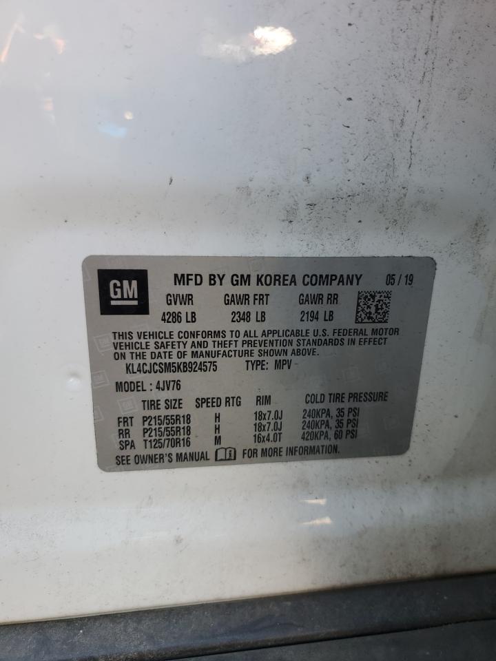 Lot #3310493048 2019 BUICK ENCORE ESS