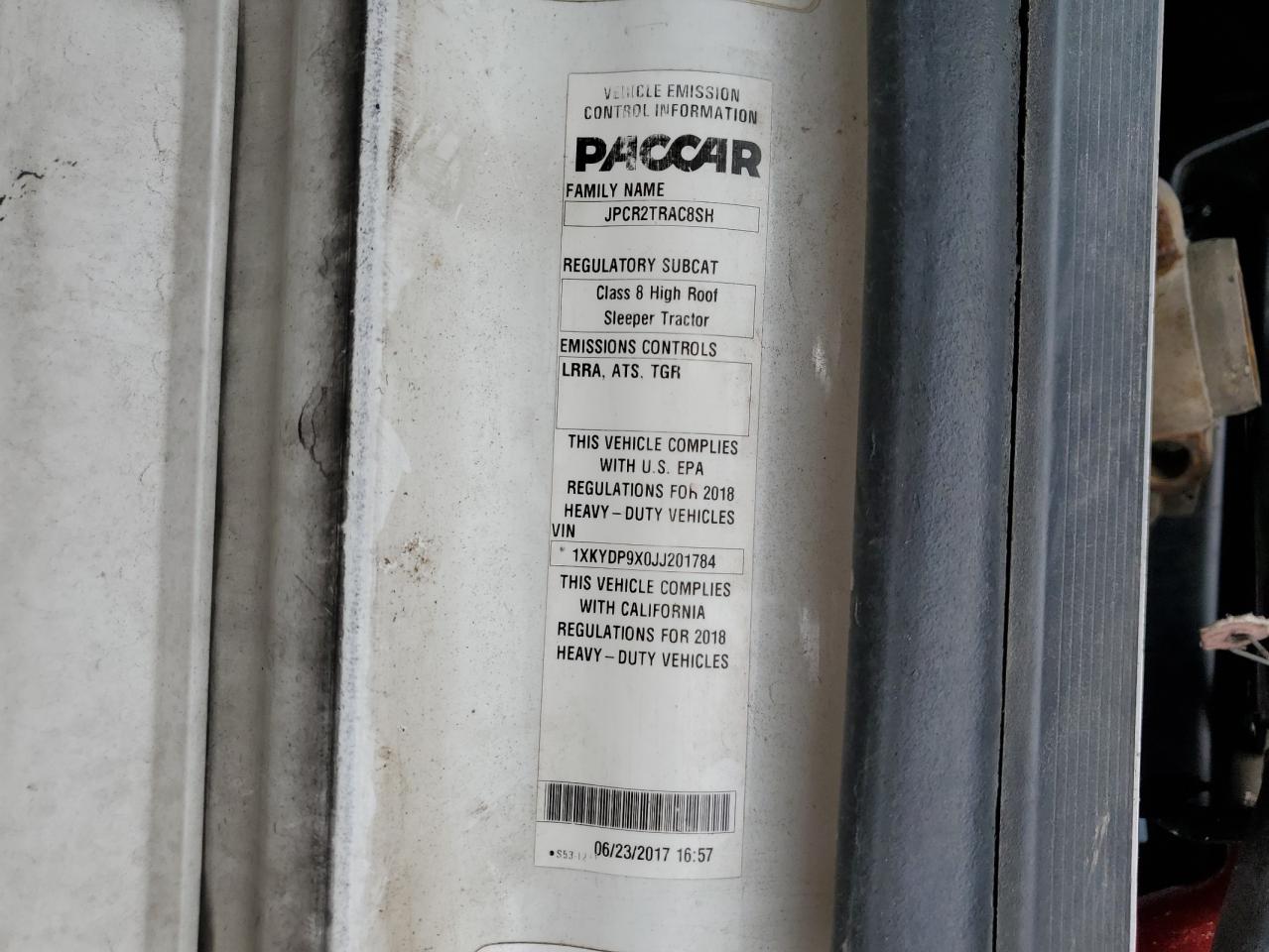 Lot #3291620289 2018 KENWORTH T680