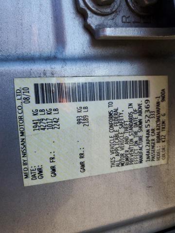 2010 NISSAN ALTIMA BAS #3302886917