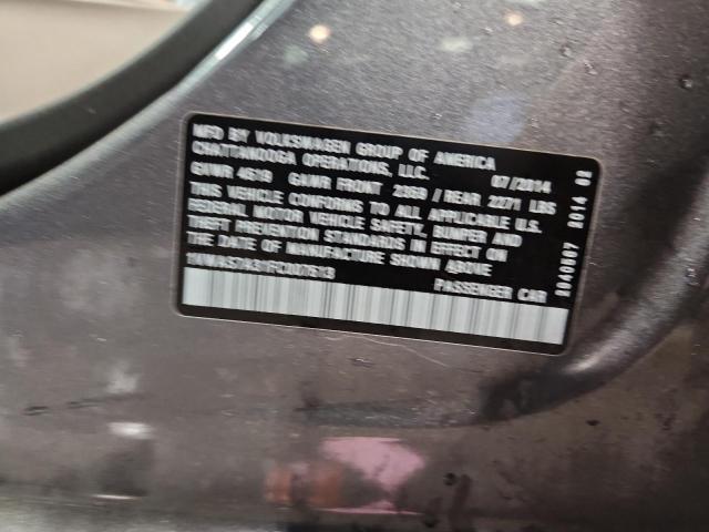 2015 VOLKSWAGEN PASSAT S - 1VWAS7A31FC007513