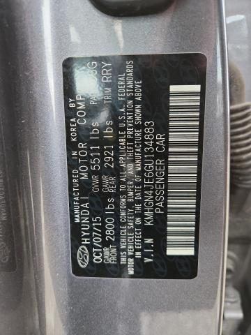 2016 HYUNDAI GENESIS 3. - KMHGN4JE6GU134883