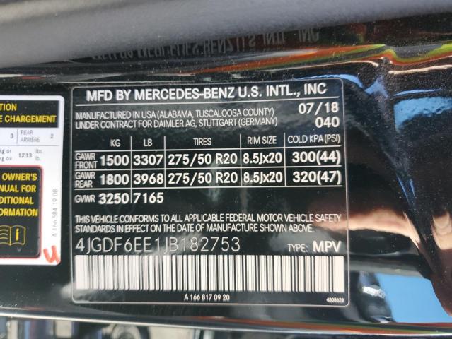 2018 MERCEDES-BENZ GLS 450 4M #3304683909