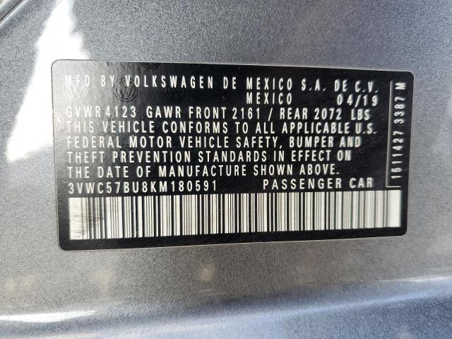 2019 VOLKSWAGEN JETTA S #3309608562