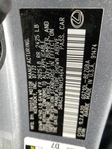 2022 LEXUS ES 350 BAS #3287703057