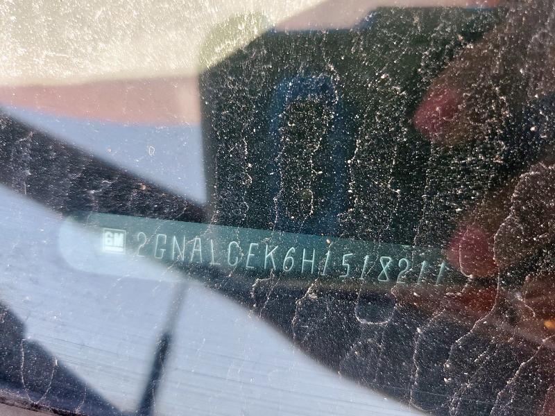 2017 CHEVROLET EQUINOX LT 2GNALCEK6H1518211