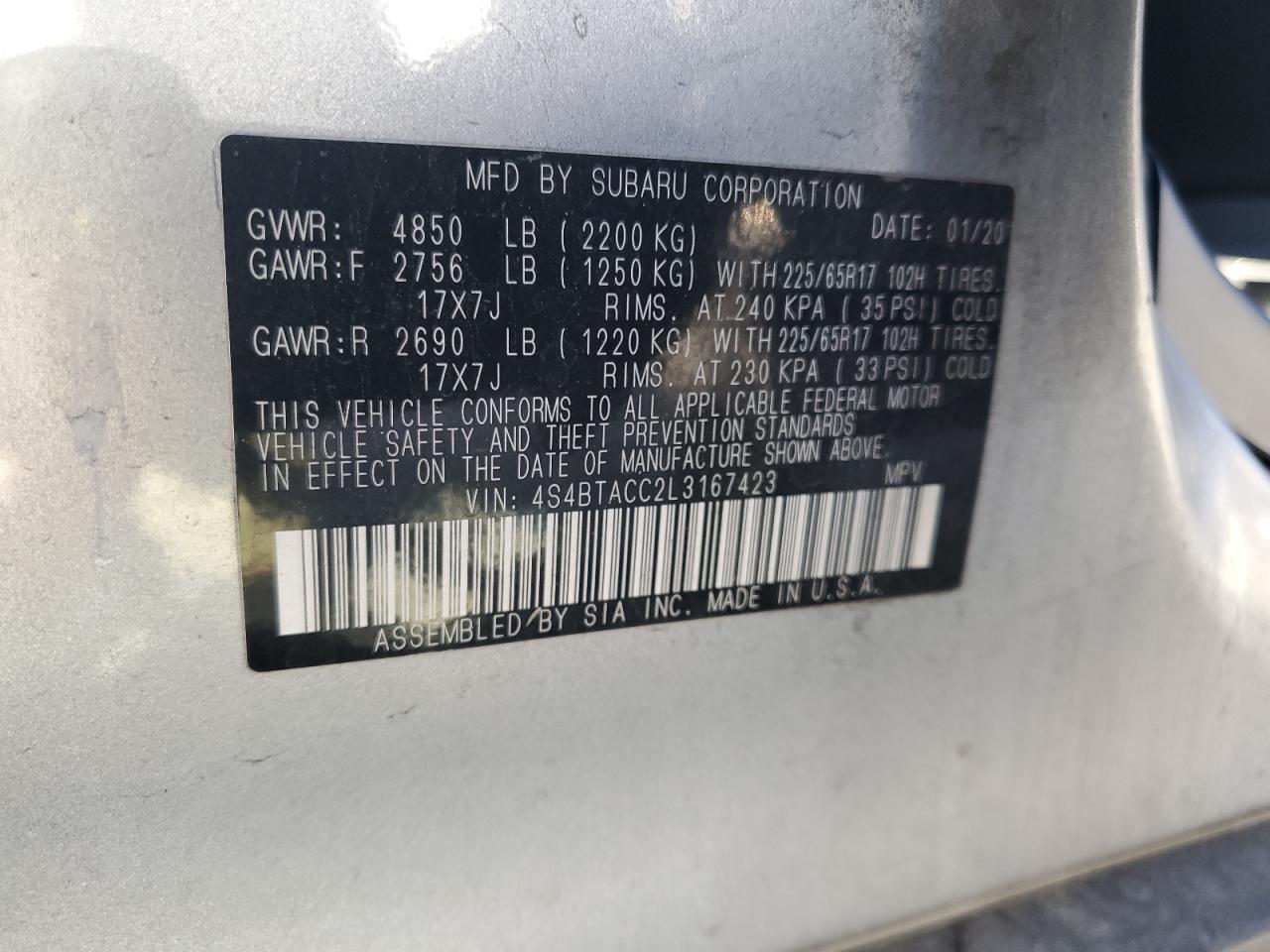 SUBARU OUTBACK PREMIUM