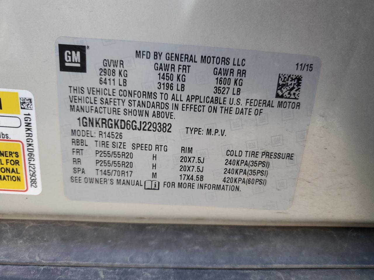 CHEVROLET TRAVERSE LT