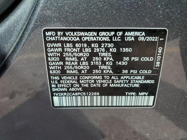 2023 VOLKSWAGEN ATLAS SE #3286811214