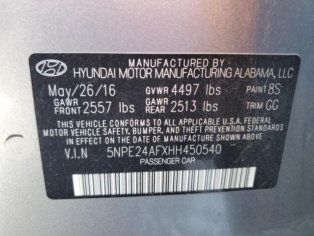 2017 HYUNDAI SONATA SE - 5NPE24AFXHH450540