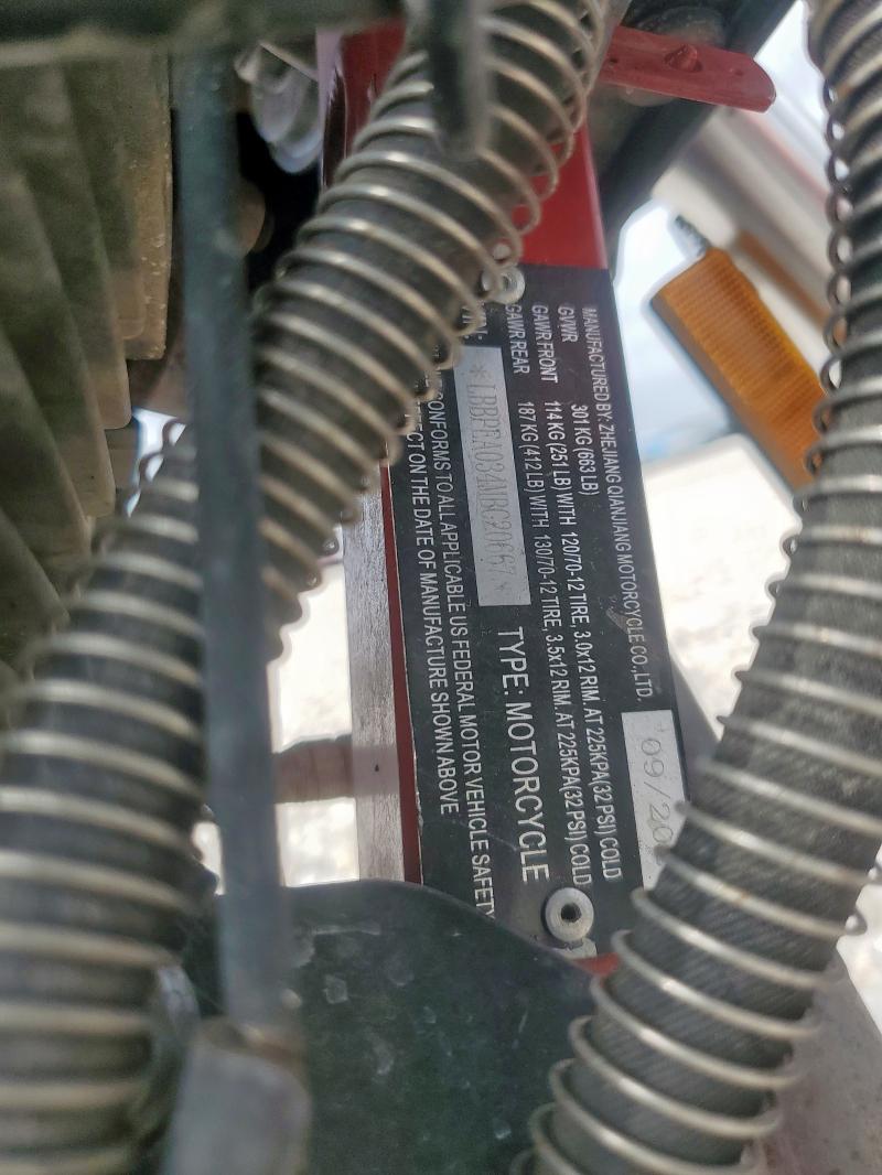 2021 BENE TNT135 - LBBPEA034MBC20667