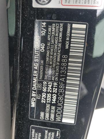 2015 MERCEDES-BENZ S 550 WDDUG8CB8FA135888