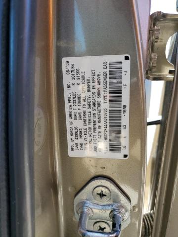 2010 HONDA ACCORD LXP - 1HGCP2F44AA010705