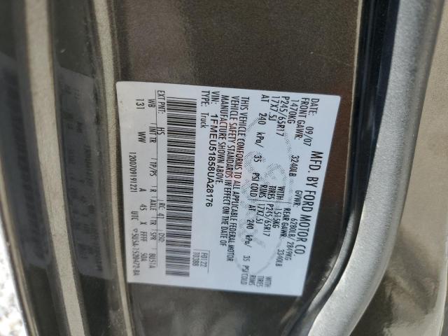 2008 FORD EXPLORER SPORT TRAC XLT #3296303426