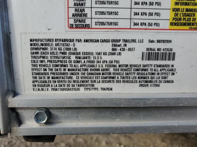 2025 AMERICAN HAULER UNKNOWN #3270771845