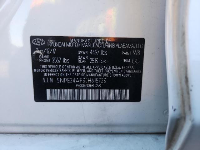 2018 HYUNDAI SONATA SE 5NPE24AF3JH615723