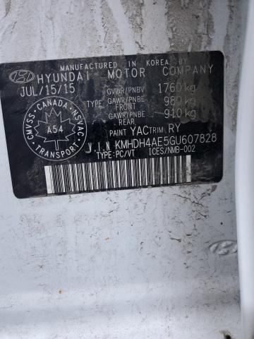 2016 HYUNDAI ELANTRA SE - KMHDH4AE5GU607828