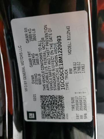 2021 CHEVROLET COLORADO L #3310407010