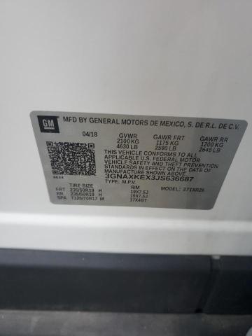 2018 CHEVROLET EQUINOX LT - 3GNAXKEX3JS636687