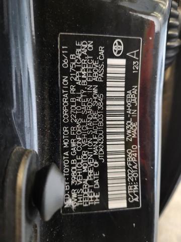 2011 TOYOTA PRIUS - JTDKN3DU1B0313845