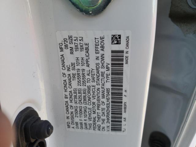 2020 HONDA CR-V TOURI - 2HKRW2H93LH676485