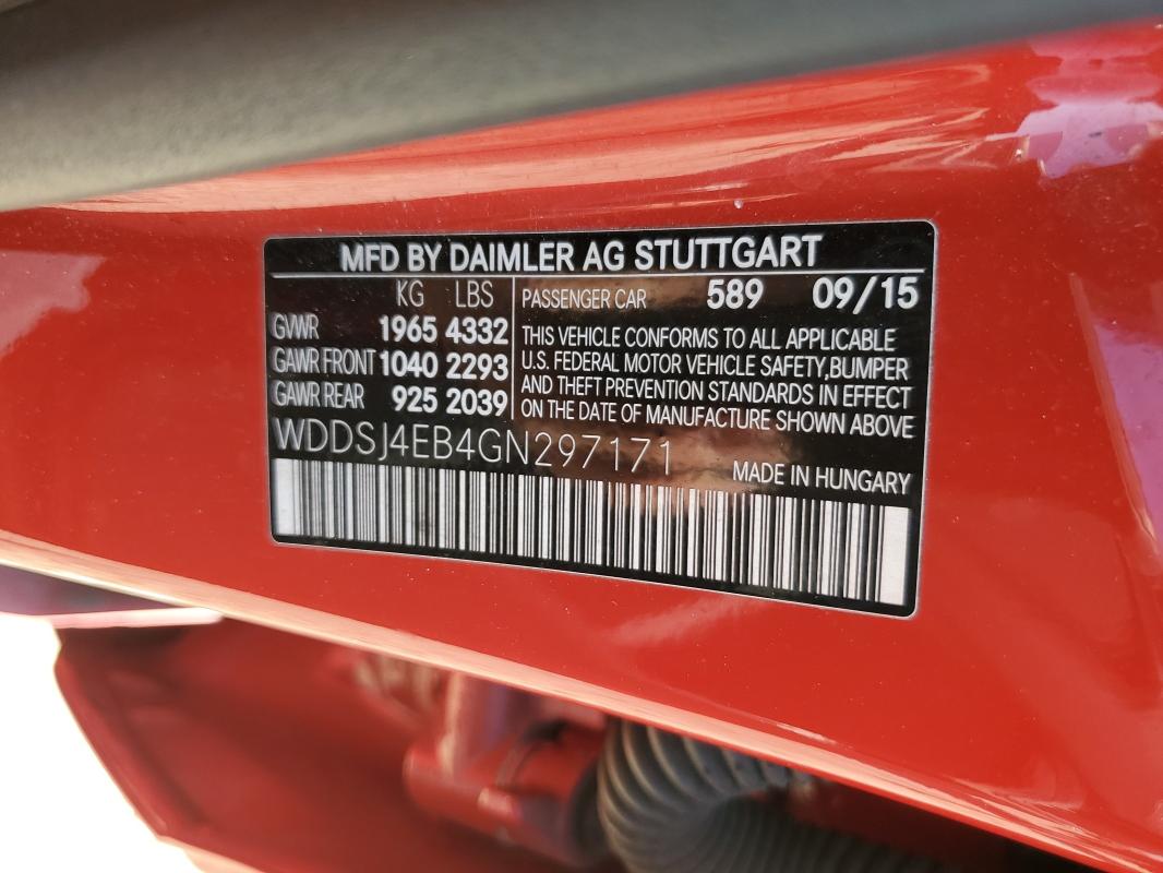 2016 MERCEDES-BENZ CLA 250 #3298150255