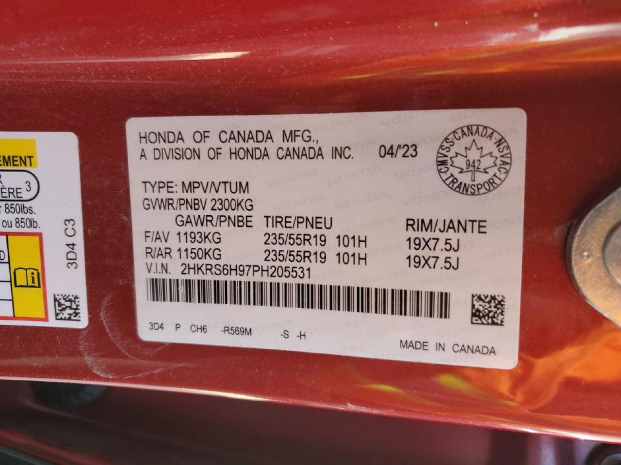 HONDA CR-V SPORT TOURING