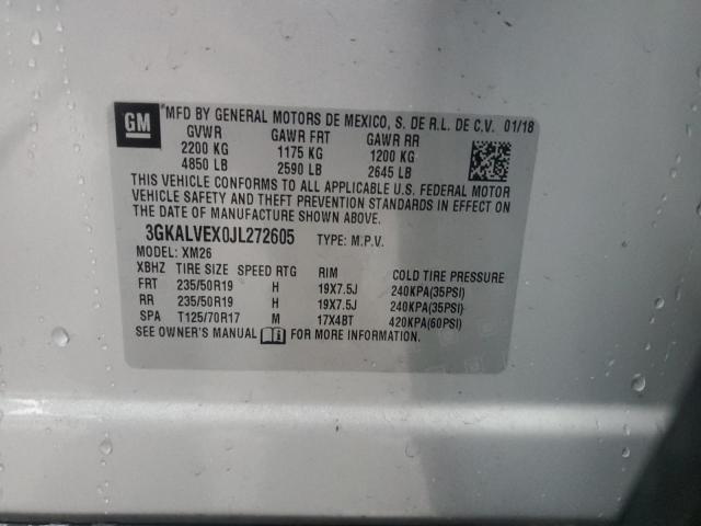 2018 GMC TERRAIN SL 3GKALVEX0JL272605