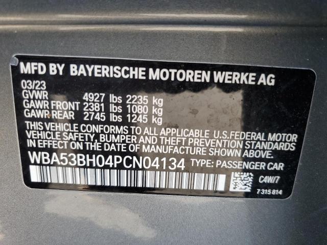 2023 BMW 530 I WBA53BH04PCN04134