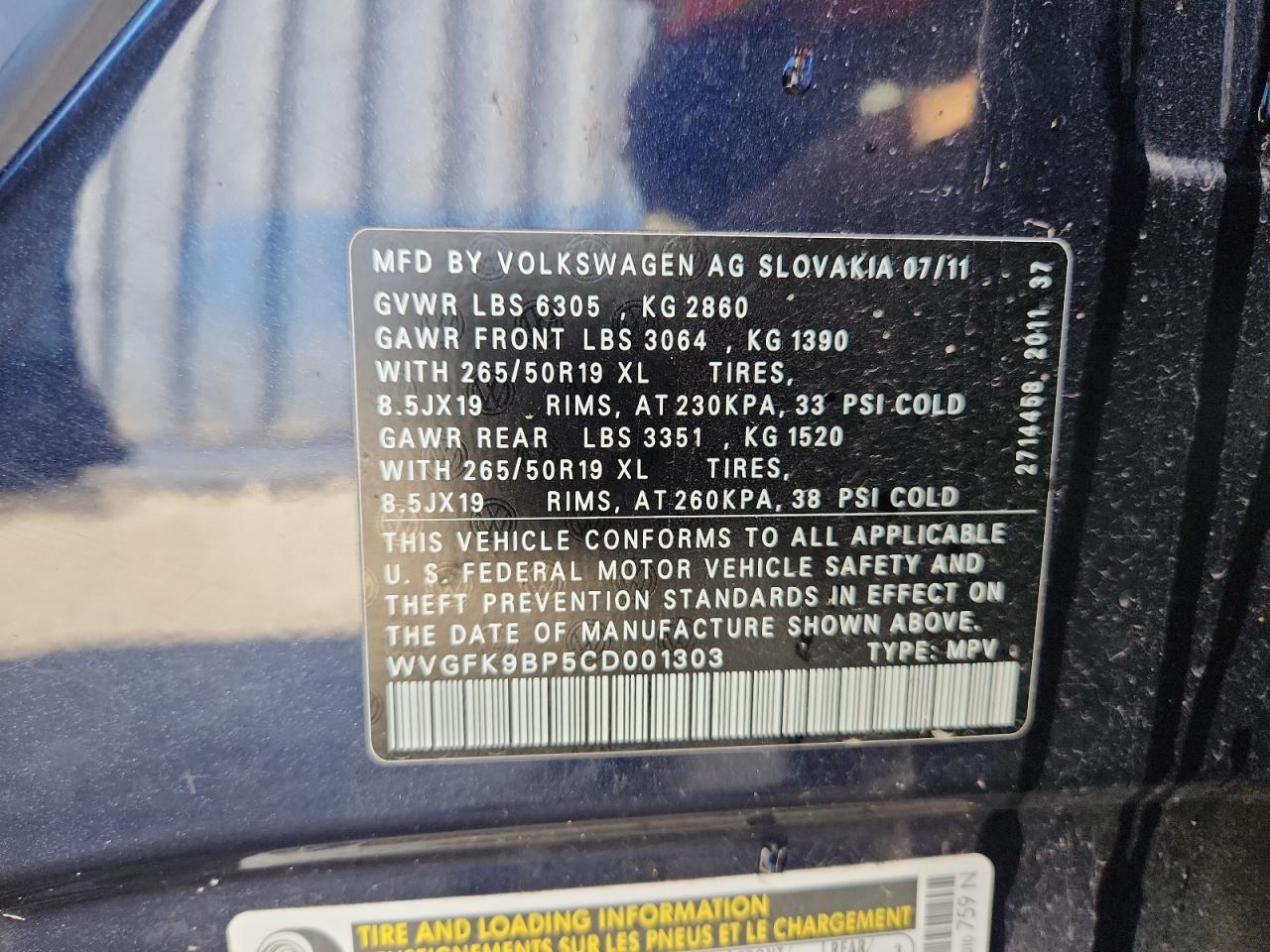 VOLKSWAGEN TOUAREG V6 TDI