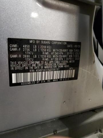 2020 SUBARU OUTBACK PR #3282517882