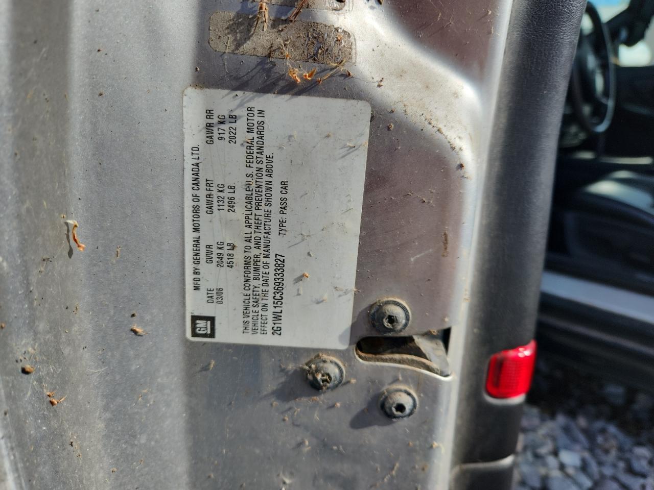 Lot #3273751349 2006 CHEVROLET MONTE CARL