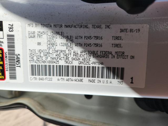 2019 TOYOTA TACOMA DOU 5TFAZ5CN0KX080425