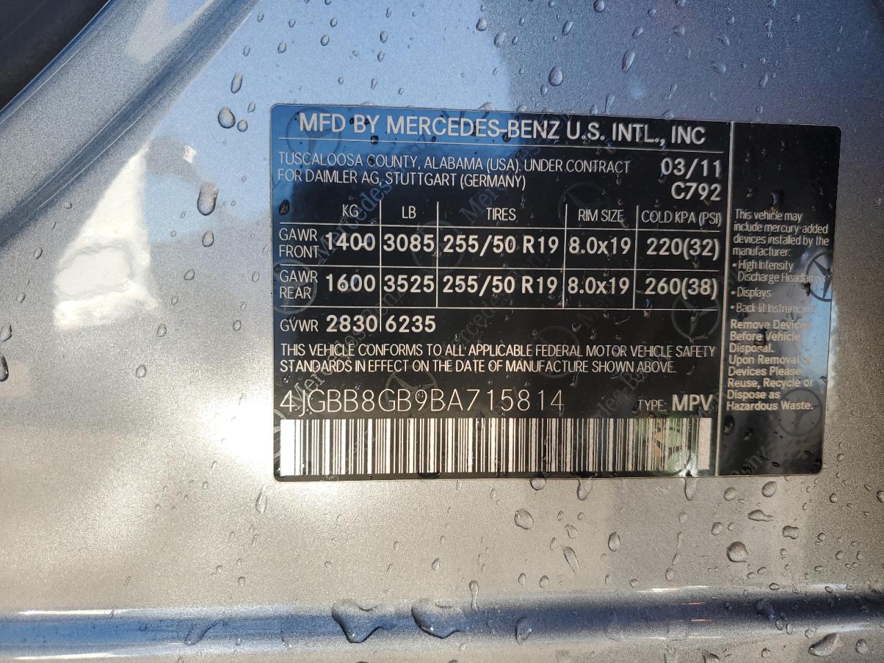 MERCEDES-BENZ M-CLASS 350 4MATIC