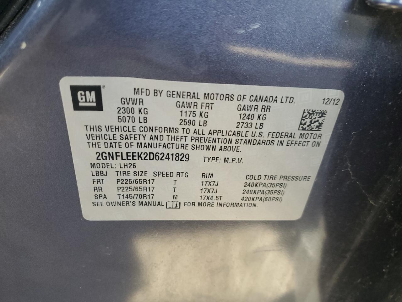 CHEVROLET EQUINOX LT