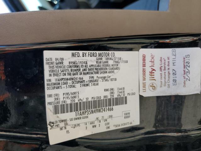 2009 FORD FOCUS SE #3285009953