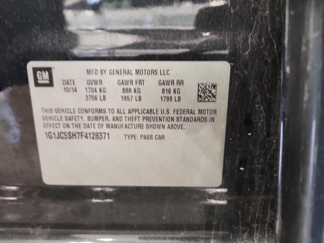 2015 CHEVROLET SONIC LT - 1G1JC5SH7F4128371