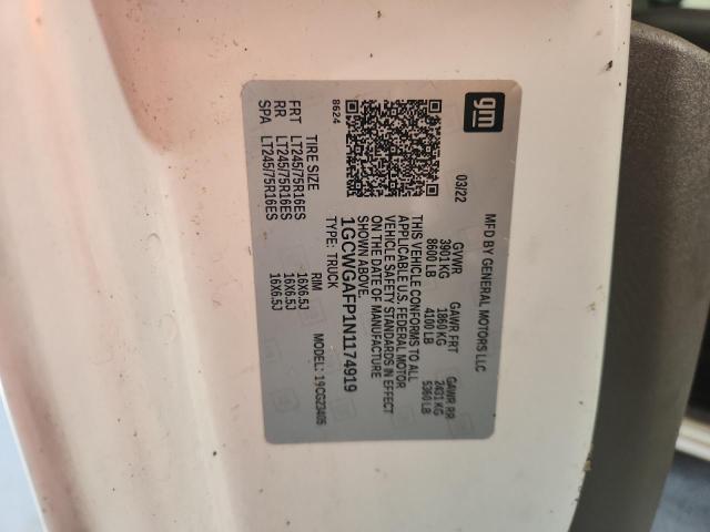 2022 CHEVROLET EXPRESS G2 #3297914799