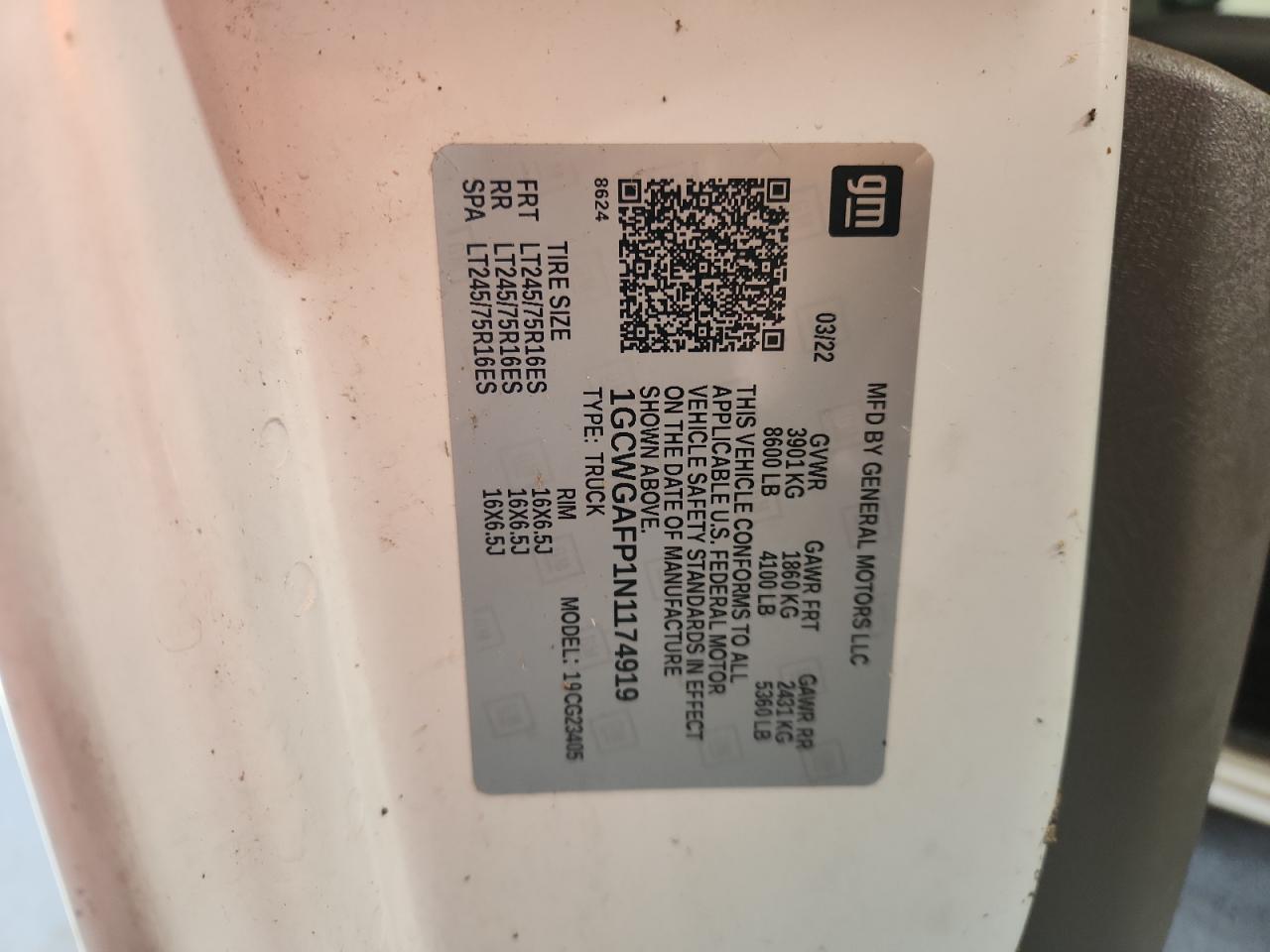 CHEVROLET EXPRESS G2