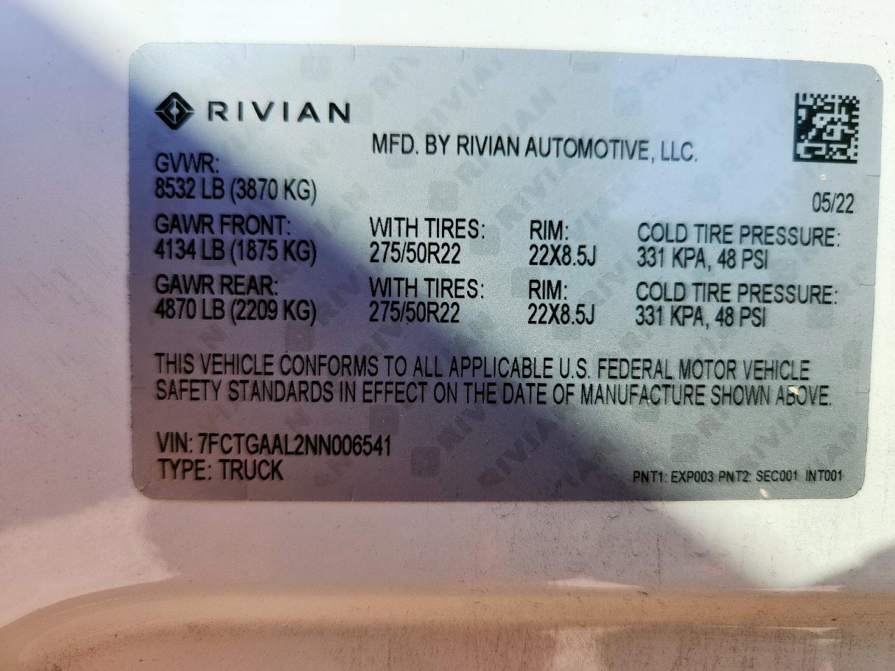 RIVIAN R1T LAUNCH EDITION