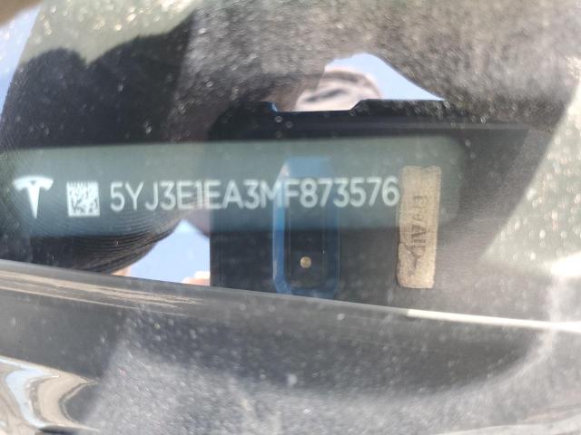 2021 TESLA MODEL 3 - 5YJ3E1EA3MF873576