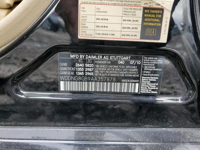 2010 MERCEDES-BENZ S 550 4MAT #3263922111