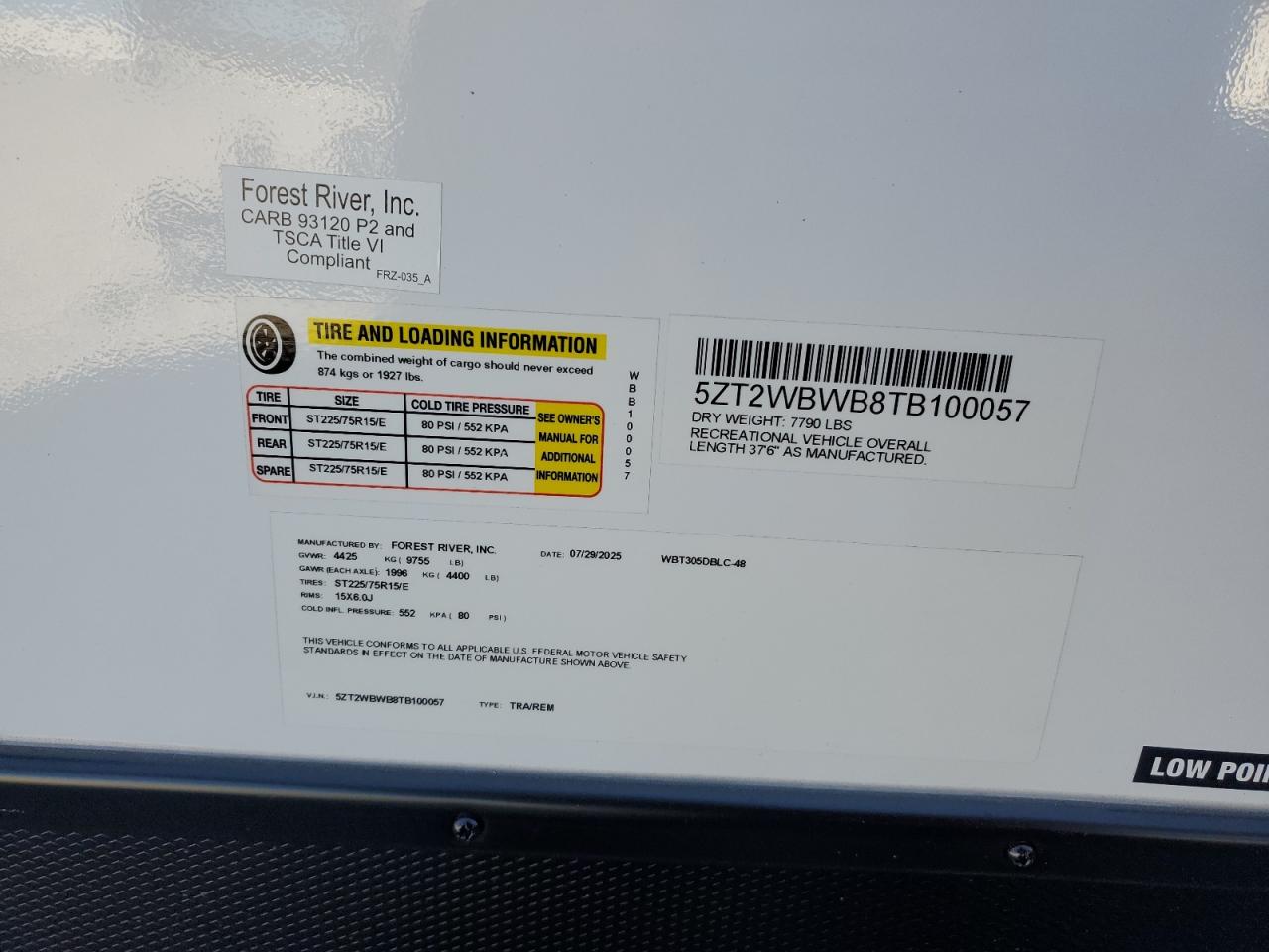 Lot #3280515165 2026 WEST TRAILER