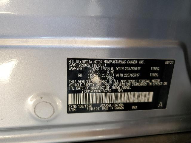 2021 TOYOTA RAV4 LE - 2T3H1RFV4MC160750