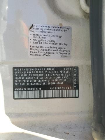 2013 VOLKSWAGEN GOLF - WVWDM7AJ8DW022725