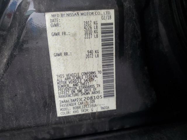 2018 NISSAN ALTIMA 2.5 - 1N4AL3AP2JC208105